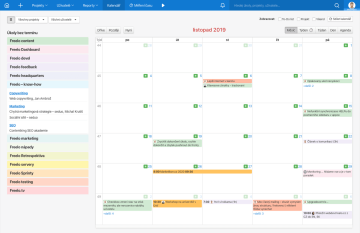 Kalendář ve Freelu